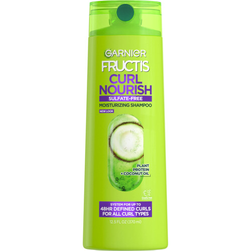 Garnier Garnier Fructis Shampoo Nutriente per Ricci, Senza Solfati, 12.5 Fl Oz