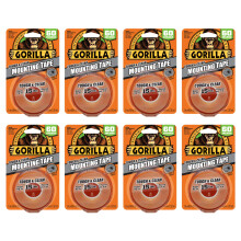 Gorilla 106107 Tough Montagetape 8-Pack Transparant Geel 6 stuks