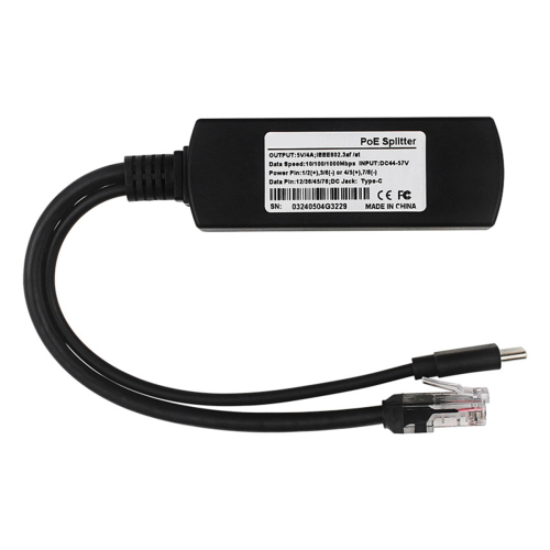 POE Splitter Raspberry Pi5/5 Generation 5V 4A Type-C:lle 2