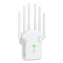 Wzmacniacz sygnału WiFi 1200 Mb/s, biały, wtyczka EU