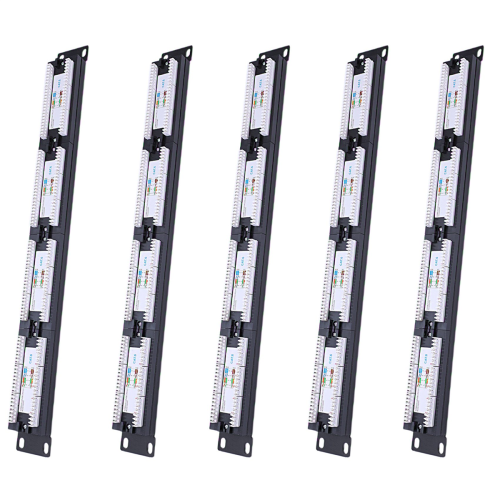 UTP 24 Port Rj45 Patch Panel Rack Προσαρμογέας δικτύου Ethernet CAT6