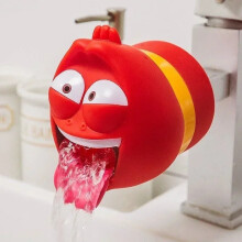 (A) Cartoon Funny Bugs Faucet Extender Children's Gifts Splash-proof Tongue Children's Hand Washing Faucet Furniture Decoration