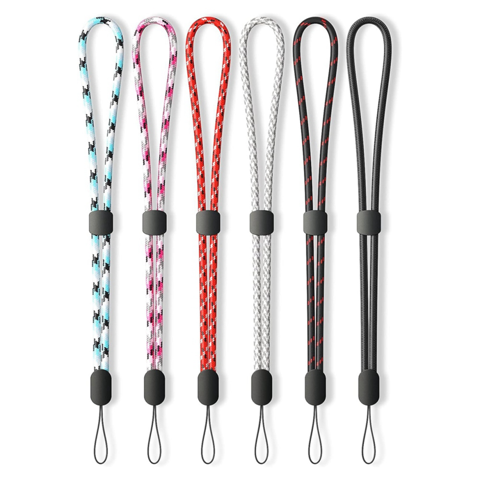 Cordon d'Alarme à Pousser, pochette avec 6 alvéoles en nylon de couleur ajustable, pour câbles, chaises, chavettes, téléphones, etc...