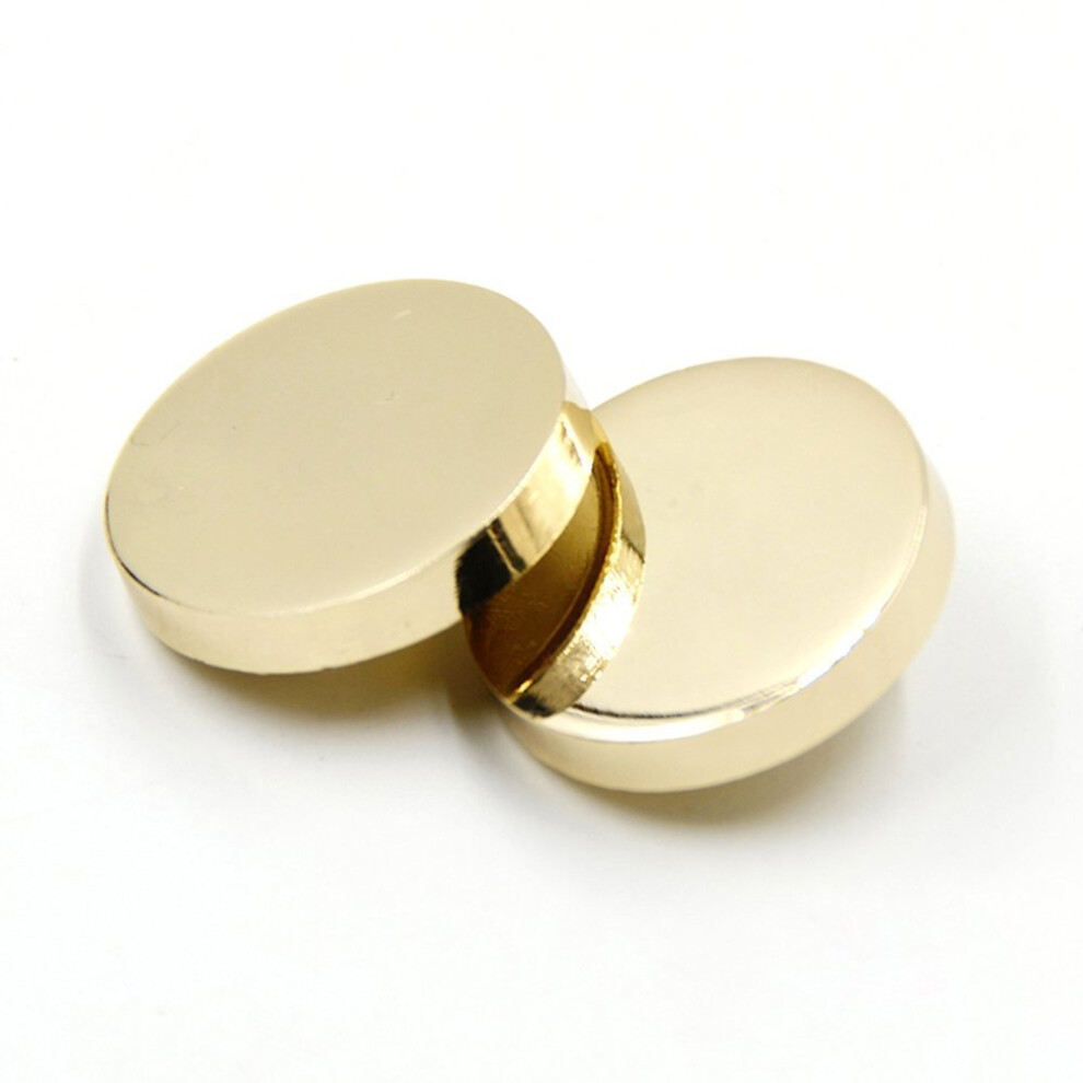 Lot de 10 boutons plats en m   tal pour costume de femme, manteau en laine, veste masculine