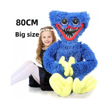 80 cm azul huggy wuggy Poppy Playtime Plush Game Toy Soft Doll Toys