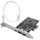PCI Express X1 PCI-E FireWire 1394A IEEE1394 Controller Card 3 Port 5
