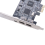 Προσαρμογέας κάρτας Firewire 4 θυρών PCI-E 1X IEEE 1394A 3