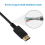 Καλώδιο DisplayPort (DP) σε DVI, επίχρυσο, 6 πόδια 3