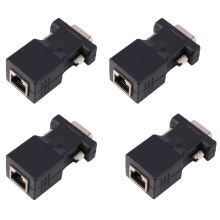 VGA Extender Male naar LAN CAT5 CAT6 RJ45 Netwerkkabel Adapter