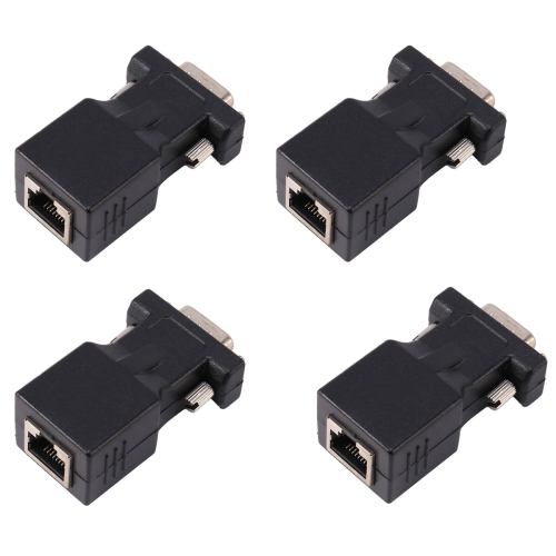 Extensor VGA Macho para LAN CAT5 CAT6 RJ45 Cabo Adaptador de Rede 1