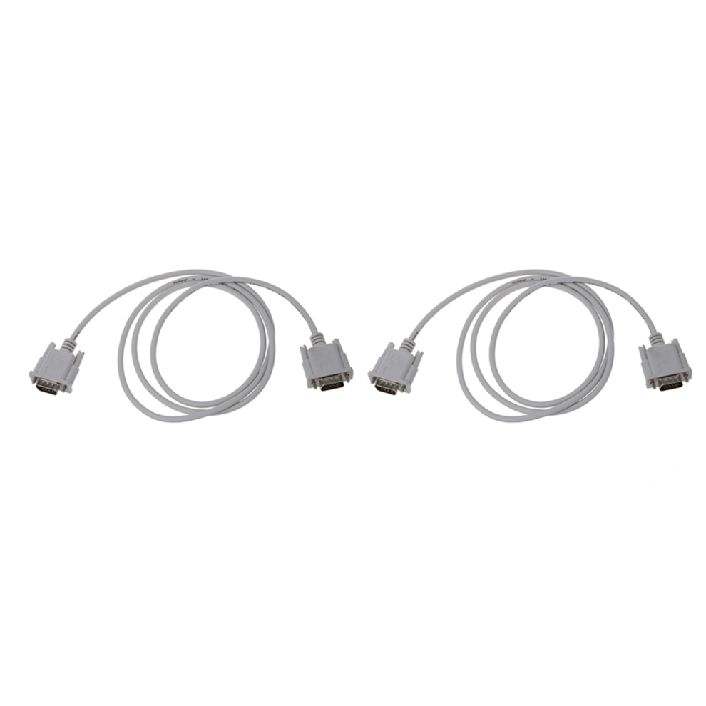 Vga Db15 Male Vers Rs232 Db9 Adapteur Masculin Cable (Blanc, 1.4M) 4853542356403
