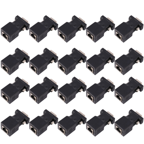 Extensor VGA Macho para LAN CAT5 CAT6 RJ45 Cabo Adaptador de Rede