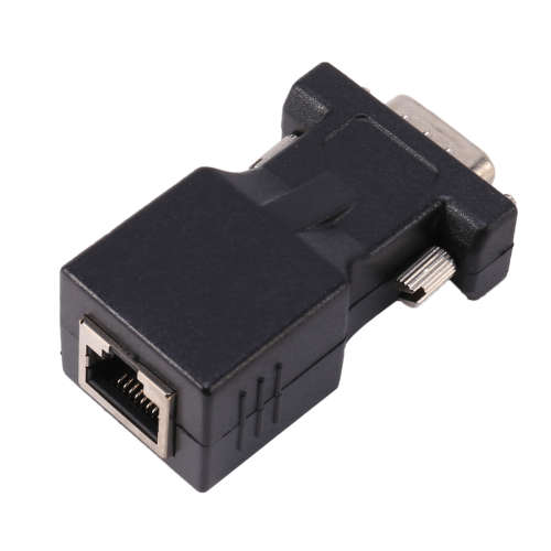 Extensor VGA Macho para LAN CAT5 CAT6 RJ45 Cabo Adaptador de Rede 2