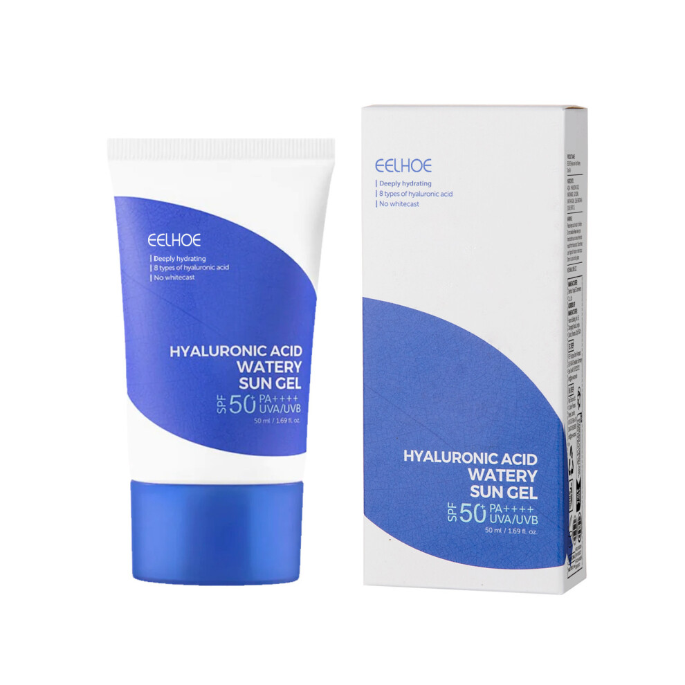 Rowjow (2Pcs) 50Ml Face Sunscreen Ultra Spf50+ Body Sunscreen Anti-Imperfection Anti-Shine Invisible Fluid Sunscreen