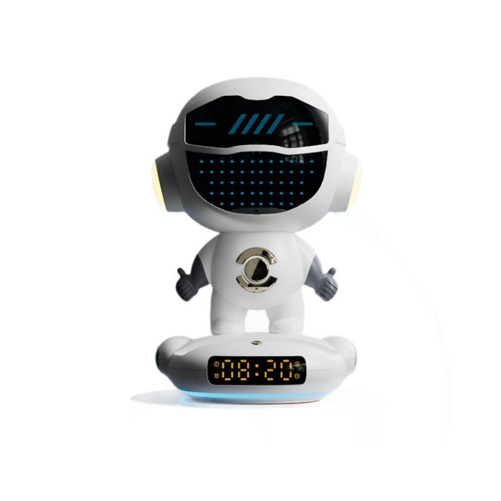 M80 Ai Robot Smart Speaker Alarm Clock Fm Radio Bluetooth 4851369246921
