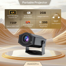 Projektor PRO 4K Android 11, 200 ANSI, Wifi6 BT5.0, WTYCZKA UE