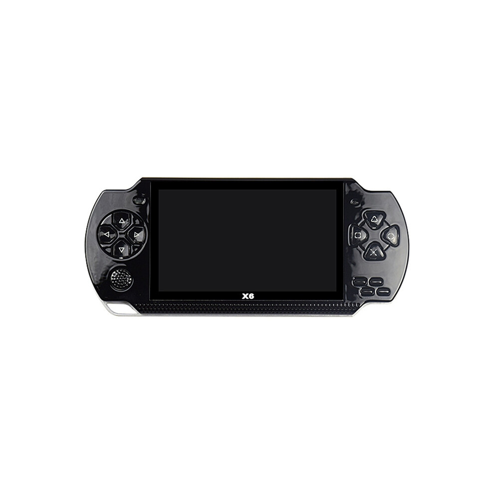 Console Di Gioco Portatile X6 Con Schermo Da 4,3 Pollici E Lettore Mp4 Mp5 Nero-image