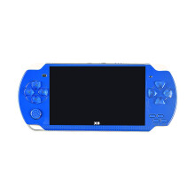 X6 Handheld Game Console 4,3 Inch Scherm Mp4 Mp5 Speler Blauw