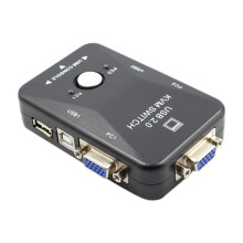 KVM Switch 2 Port VGA USB 2.0 Mouse Switcher Keyboard