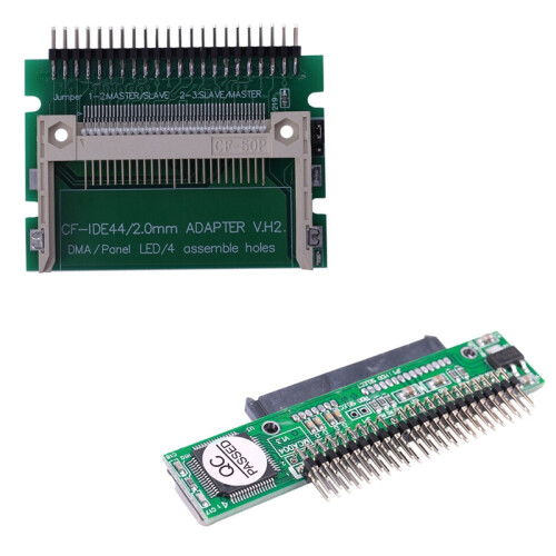 Conector adaptador IDE macho de 44 pinos para flash compacto 2