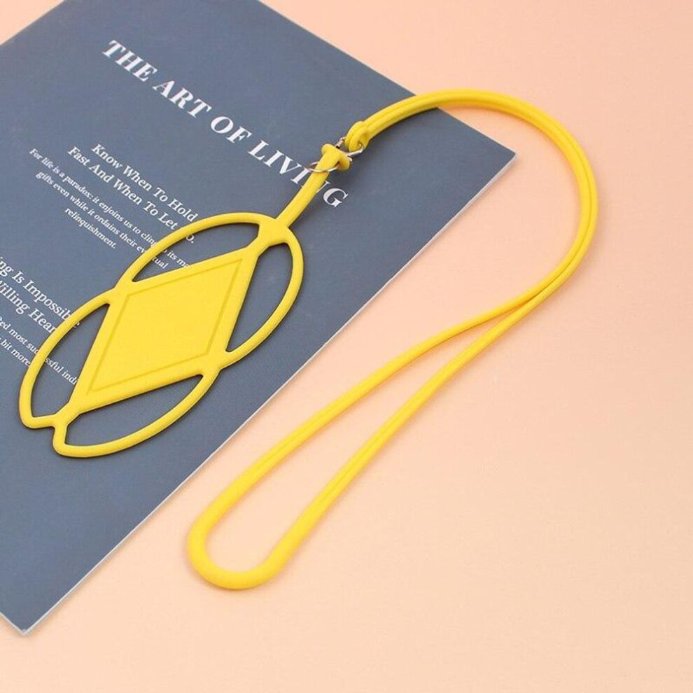 (yellow) Silicone Phone Lanyard with Universal Fit