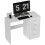 Homcom HOMCOM Computer Writing Desk with 4 Drawers, High Gloss Home Office Workstation 2