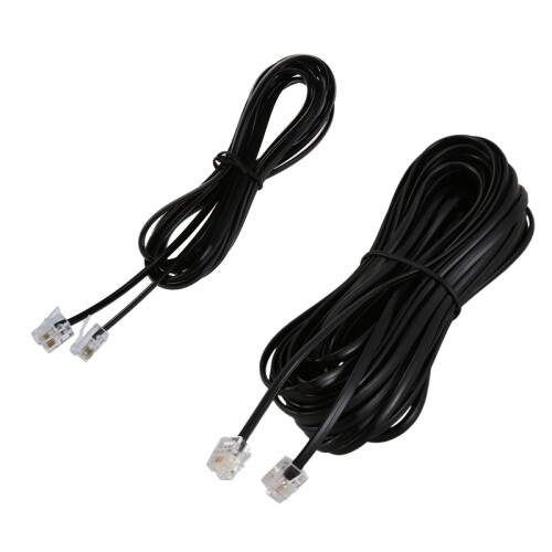 Kabel RJ11 6P4C Cordon De Telephone ADSL Modem 2 metry 1