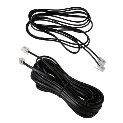 Kabel RJ11 6P4C Cordon De Telephone ADSL Modem 2 metry 2