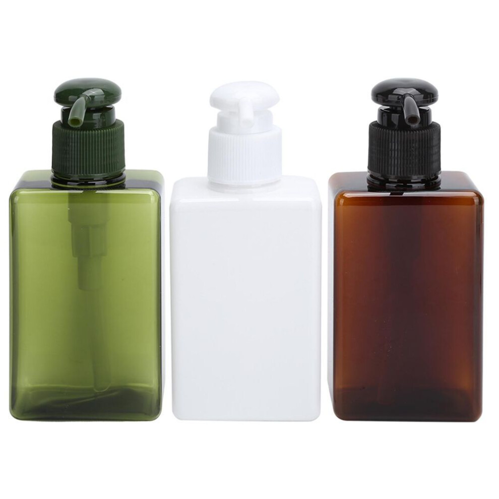 3PCS Soap Dispenser Bottle Press Type Lotion Body Soap Empty Pump Bottle Set 150ml
