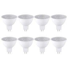 8PCS 7W MR16 LED Bulb GU5.3 Base 6000K 520LM White Light