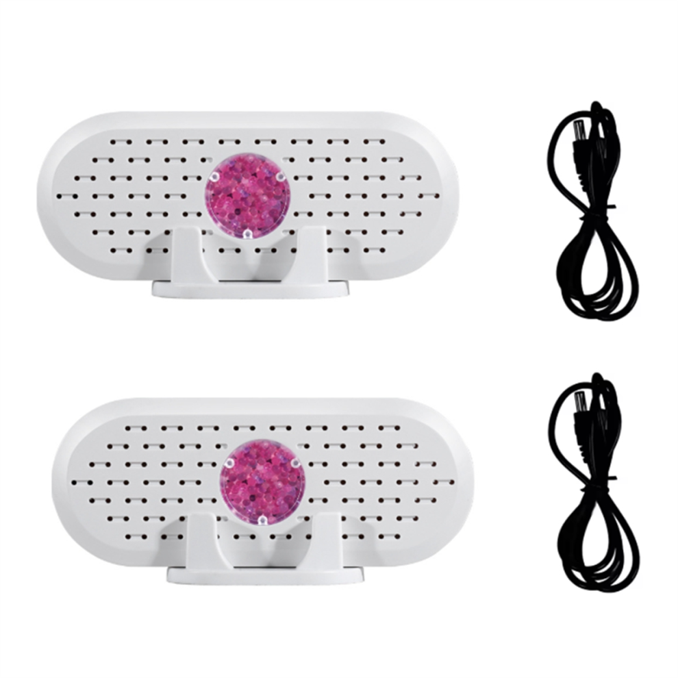 2 Petits Déshumidificateurs pour Placard, Mini Absorbeurs, Déshumidificateur D'Intérieur Portable Espaces Fermés, Armoire et Placard