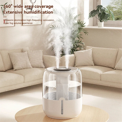 6.8L Large Capacity Humidifier USB Double Quiet Beige 2
