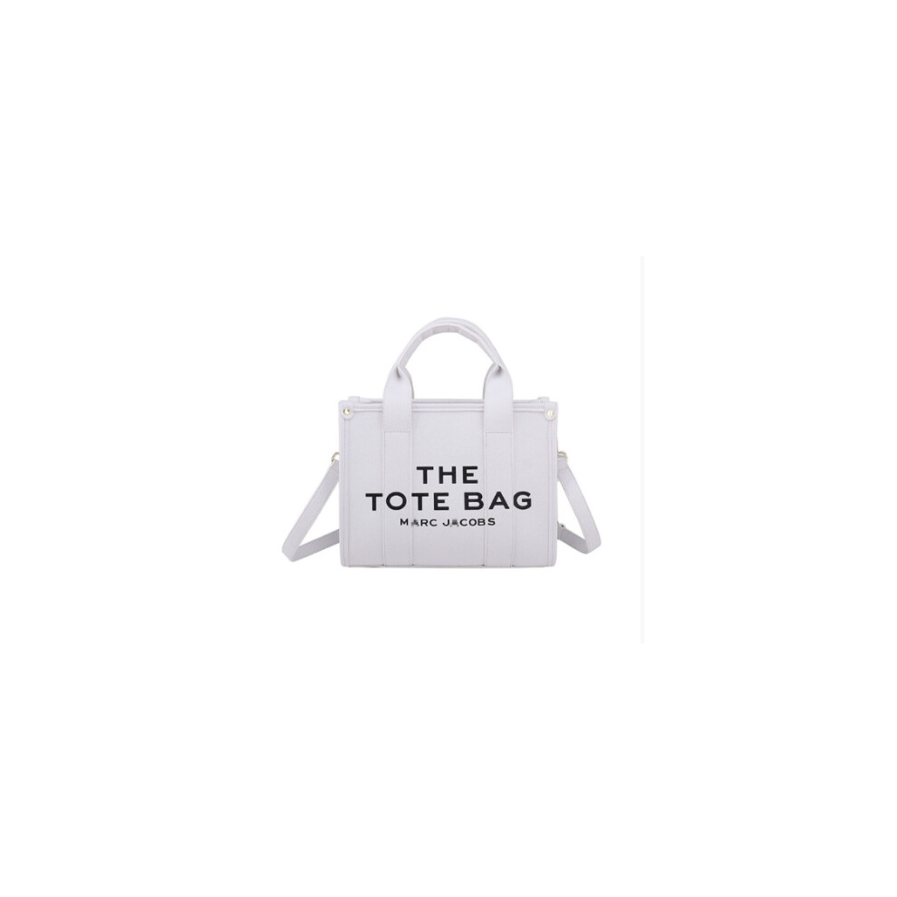 (white) Women's Handbag Designer Vintage Notebook Office Computer PU Leather One Shoulder Tote Bag