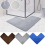 L-Shaped Non-Slip Bath Mat for Corner Showers A 6