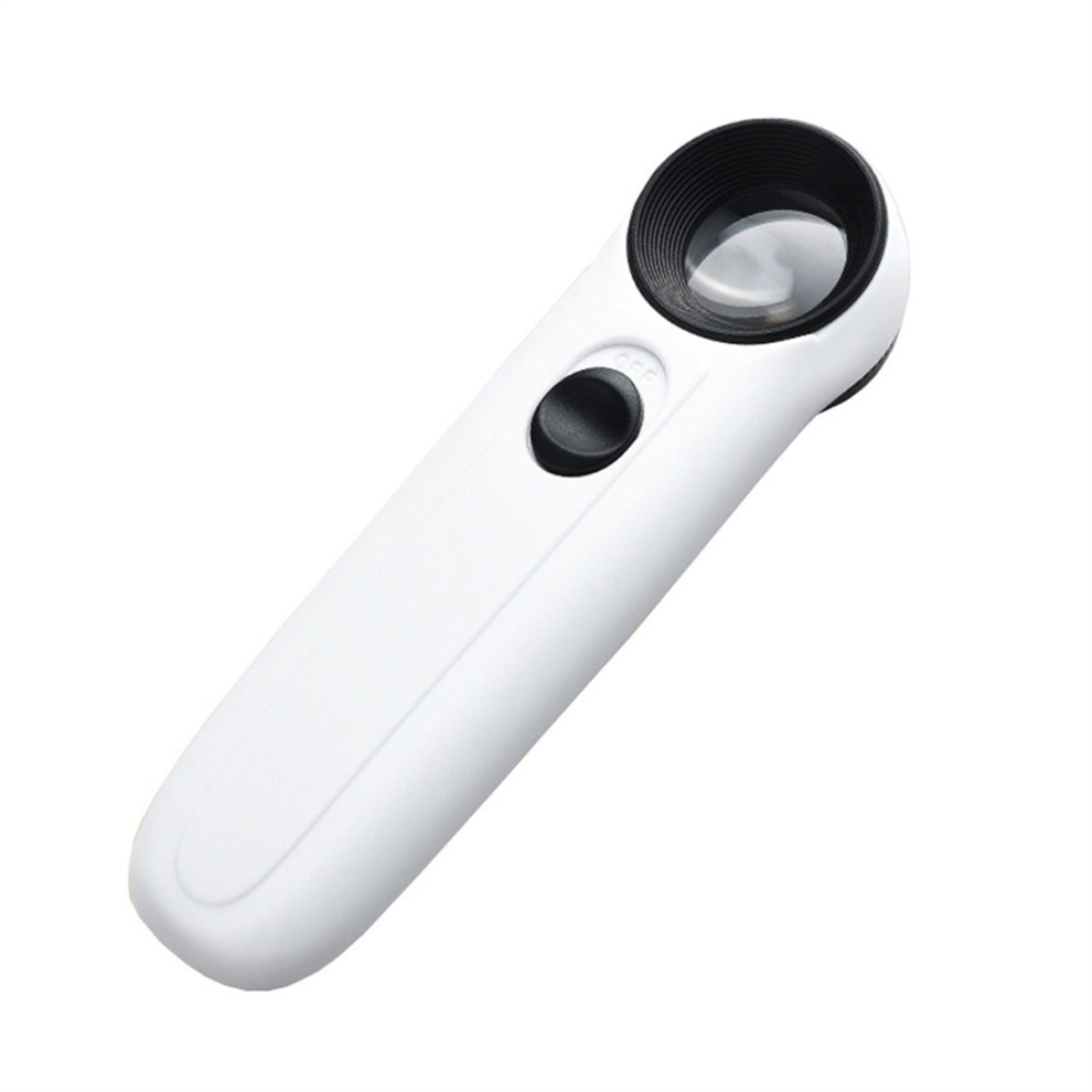 Melitt Light 40X Magnifying Glass With Magnifier Portable Desk Read