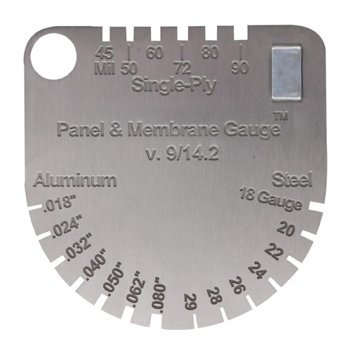 Upgraded Panel & Membrane Gauge Shingle, Replaces Shingle