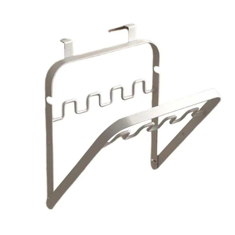Support de Sac Poubelle à Suspendre pour Pochette en Métal Portes Cuisine Pliable