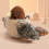 Sparrow Toy Simulated Bird Touch Sensing Interactive Cat 4