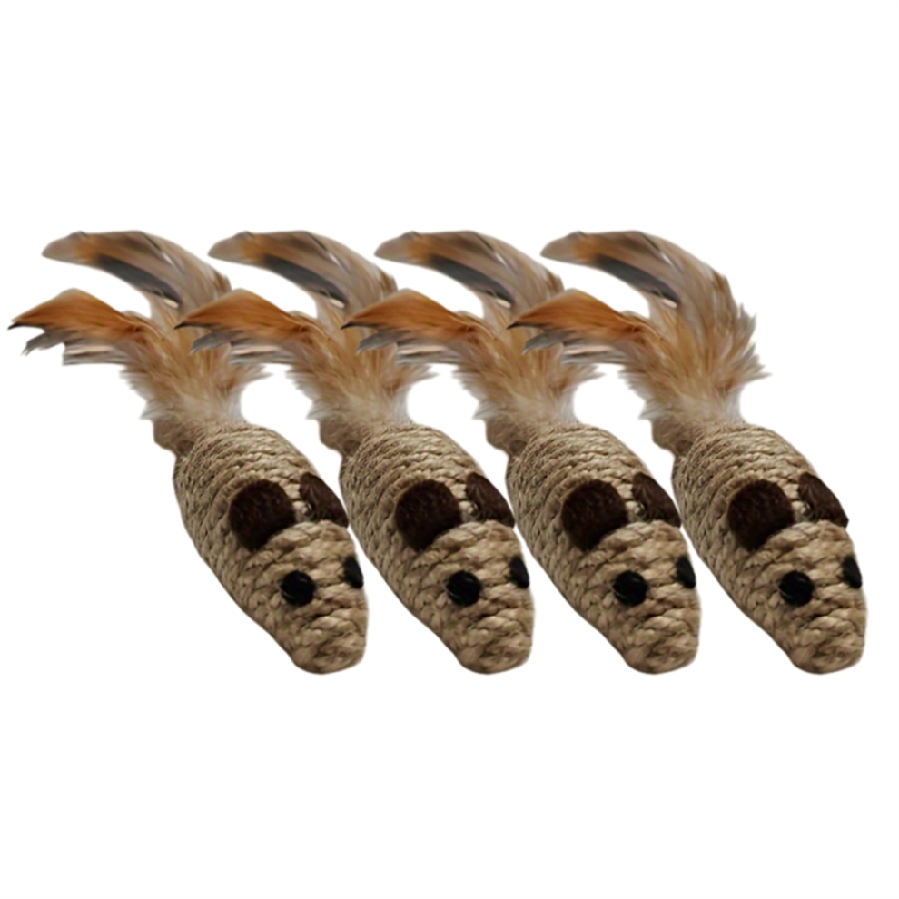 Pet Toys Scratch and Bite Plush Toy Interactive Cat
