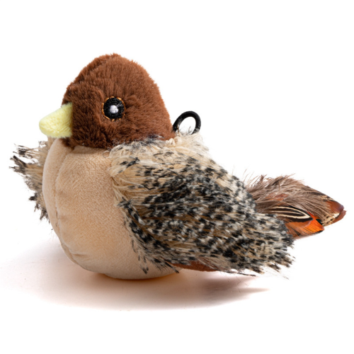 Sparrow Toy Simulated Bird Touch Sensing Interactive Cat 1