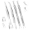 4 Εργαλεία διακόσμησης για τούρτα Pearl Grabber με στυλό Claw Sprinkle 1