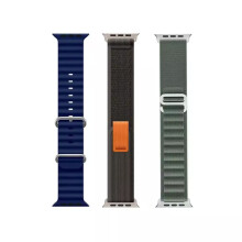 Set of 3 Straps for Apple Watch Ultra 2 & 1 Ocean, Trail & Alpine 49mm
