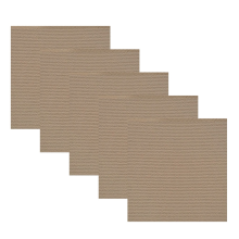 Khaki 30x30cm Self-Adhesive Carpet Tiles (5-Pack) Peel-and-Stick Floor Tiles for DIY Rooms - Easy Install, Removable, Durable PVC