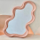 Charm Cloud Shaped Mirror - Irregular Wall Hanging for Makeup 5