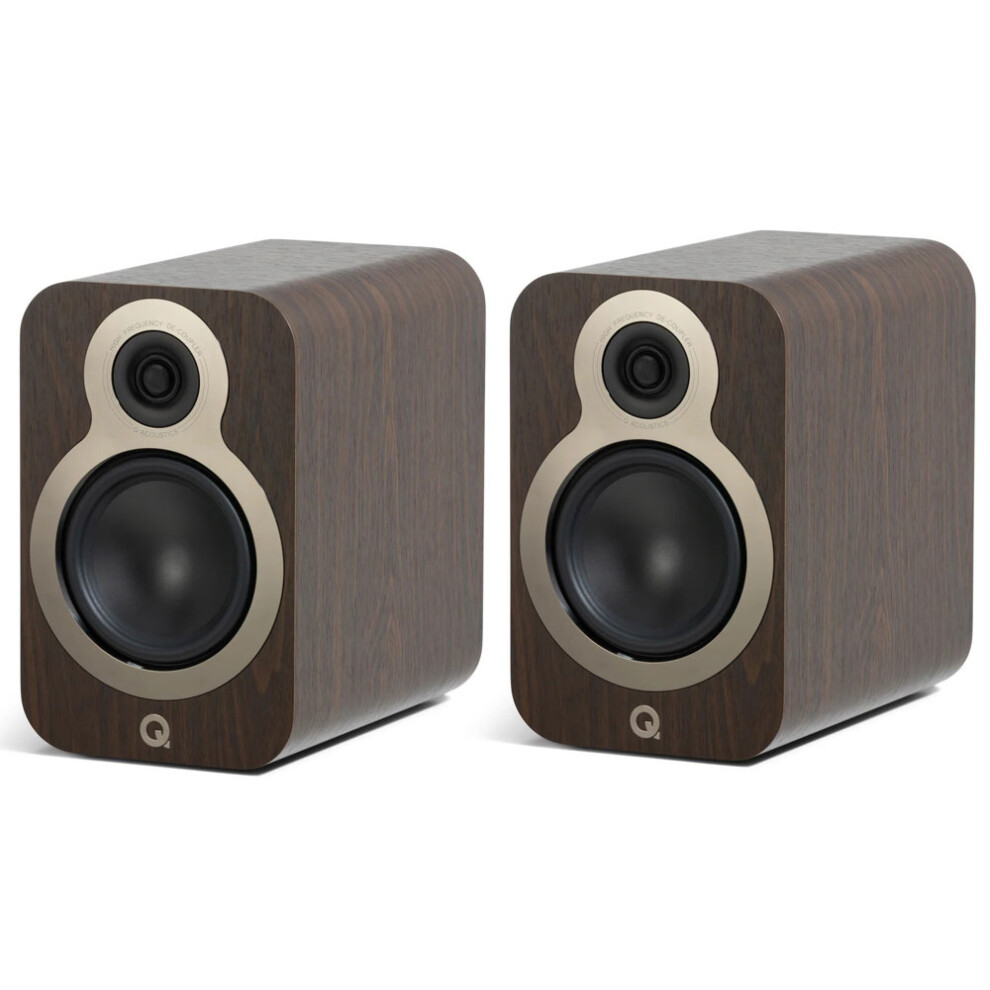 (Walnut) Q Acoustics 3030C Speakers 5036694051658