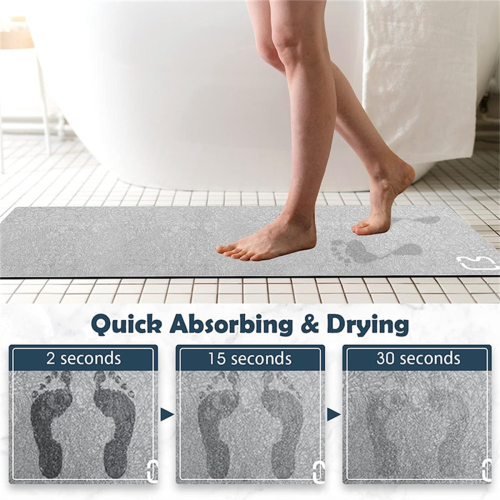 Bathroom Runner Mat Rugs Long Diatomite Stone Bath 2