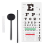 Eye Chart, Chart No Fading for School Home Acuity Measuring 2