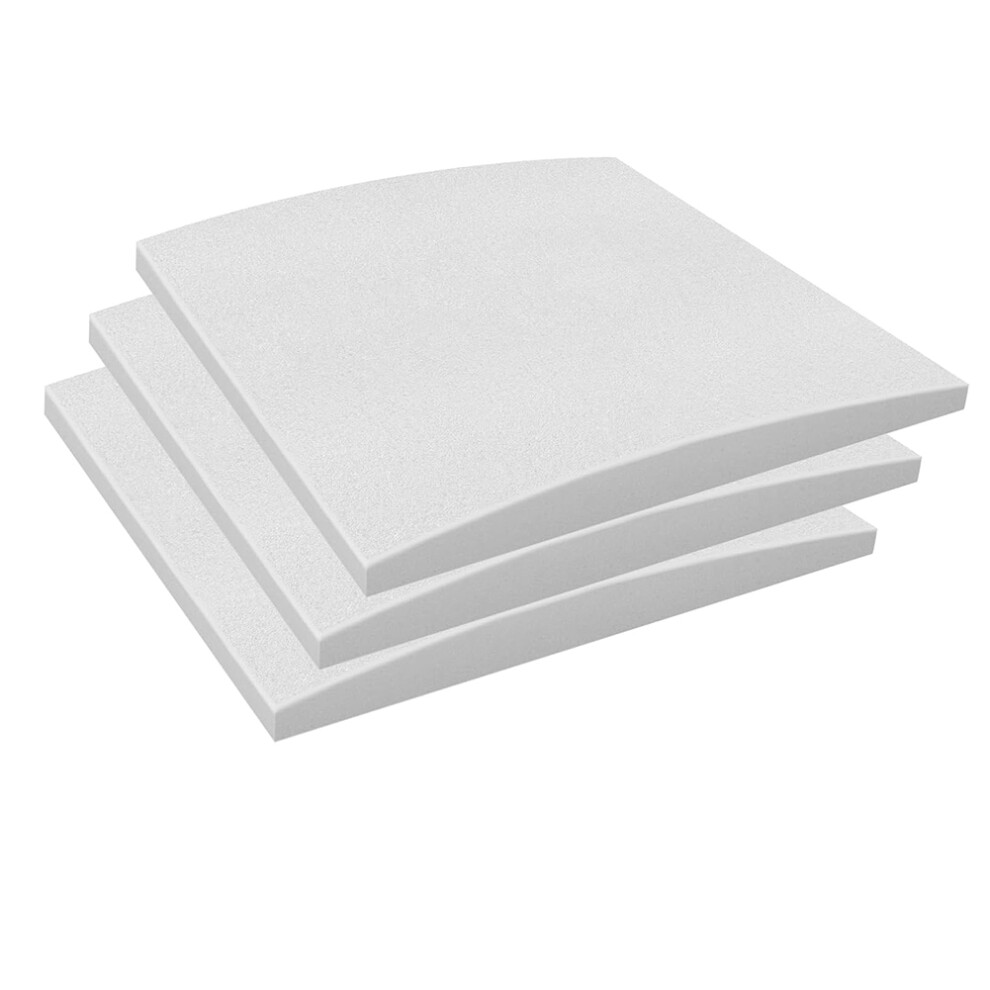Support de Coussin Canapé pour Siège Affaissé, 3 Pièces, Réparation Meuble en Mousse Blanc