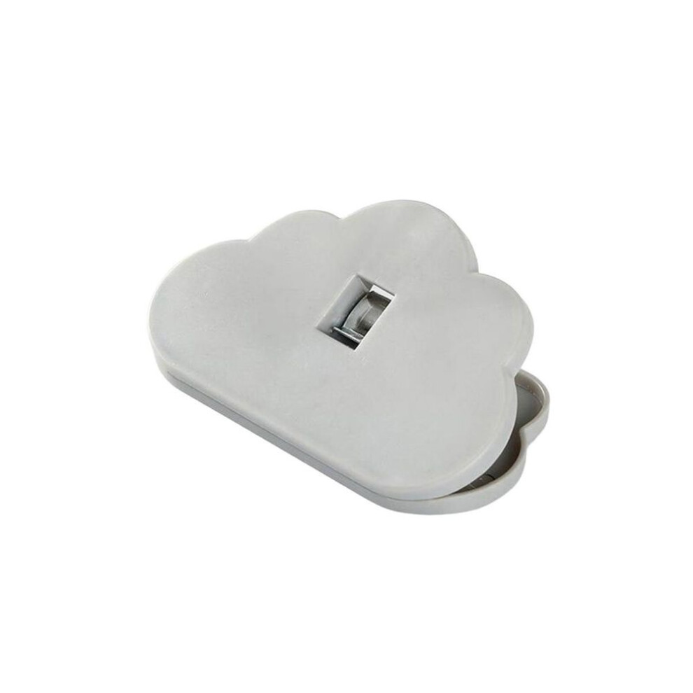 (grey) Lightweight Sealing Clips Contracted Design Practical Mini Hand Press Food Bag Sealing Clip
