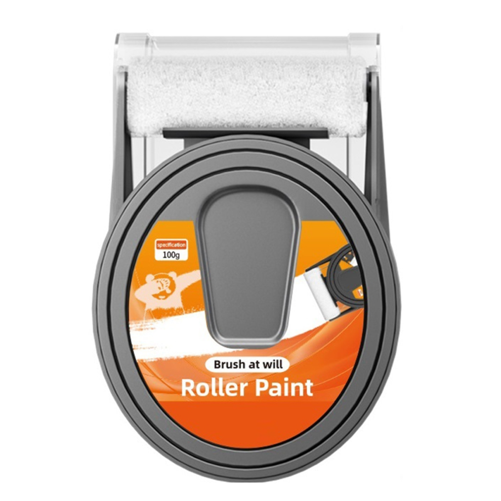 Peinture Blanche pour Mur, Outil de Réparation Mur avec Brosse à Rouleau, Kit Cloison Sèche, Murale 100 G